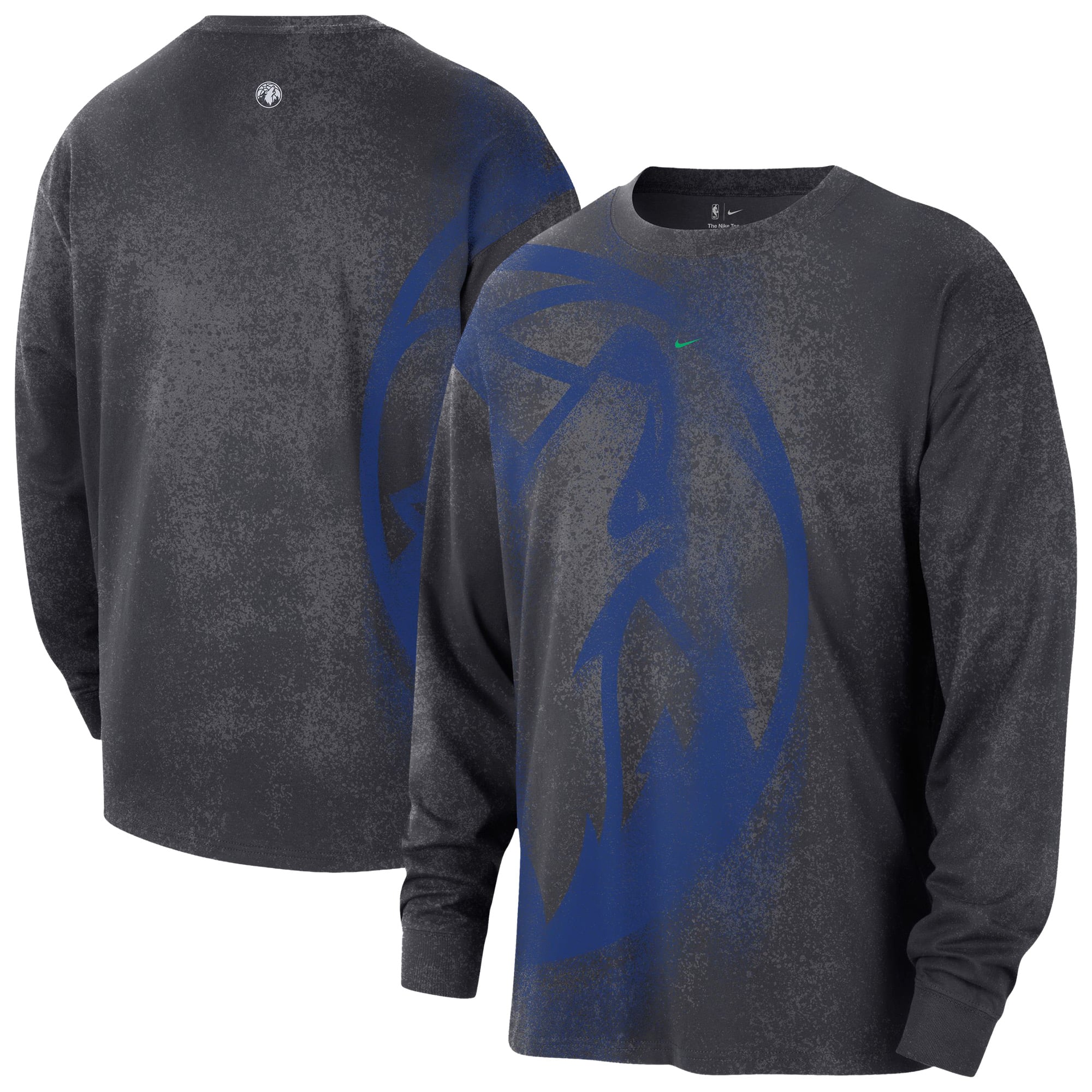 Men's Nike Gray Minnesota Timberwolves 2026/27 Standard Issue Game Theater Team Anthem Long Sleeve T-Shirt