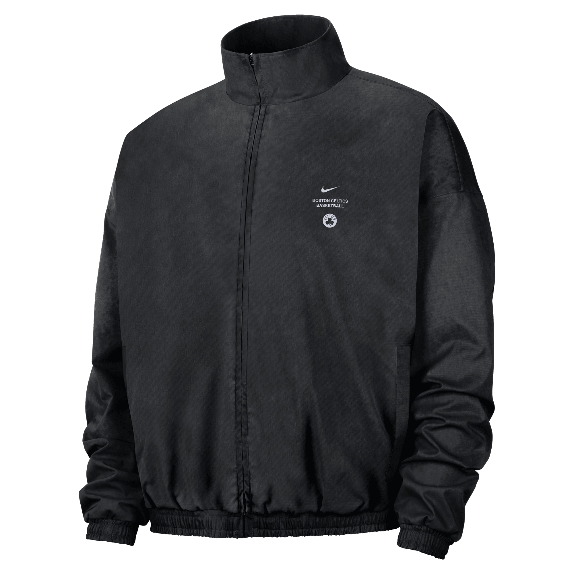 Nike Men's Black, Green Boston Celtics 2026 Game Theather Calm On Court Anthem Jacket - Black, Green
