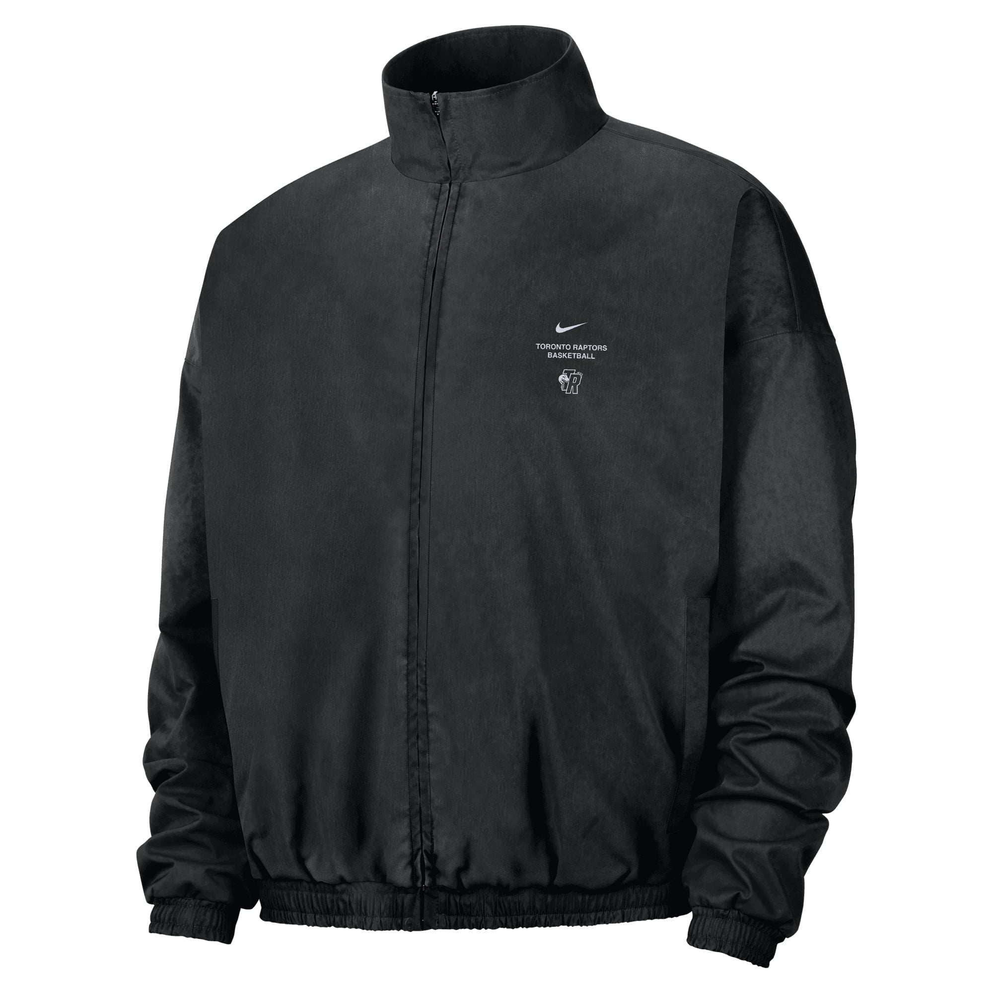 Men's Nike Black Toronto Raptors 2026/27 Standard Issue On-Court Game Theater Calm Full-Zip Jacket