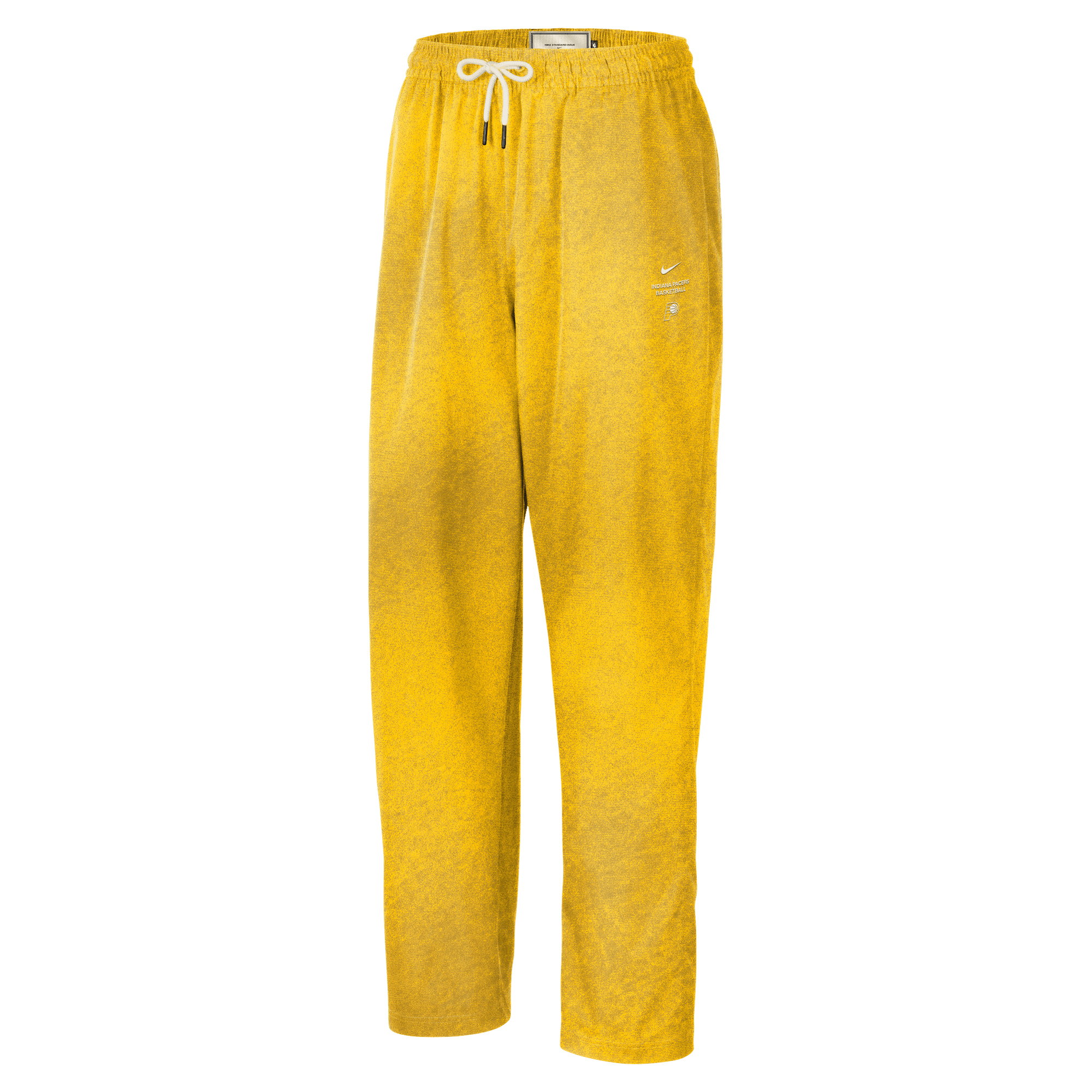 Nike Adult Indiana Pacers Worn With Obsession Standard Issue Game Theater Loud Woven Pants, Men's, XXL, Yellow