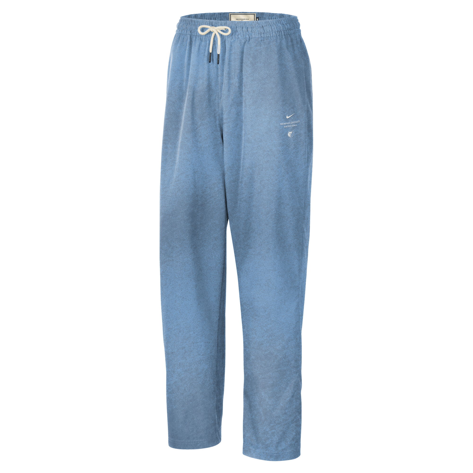 Nike Men's Light Blue, Navy Memphis Grizzlies 2026 Game Theather Loud On Court Anthem Pants - Light Blue, Navy