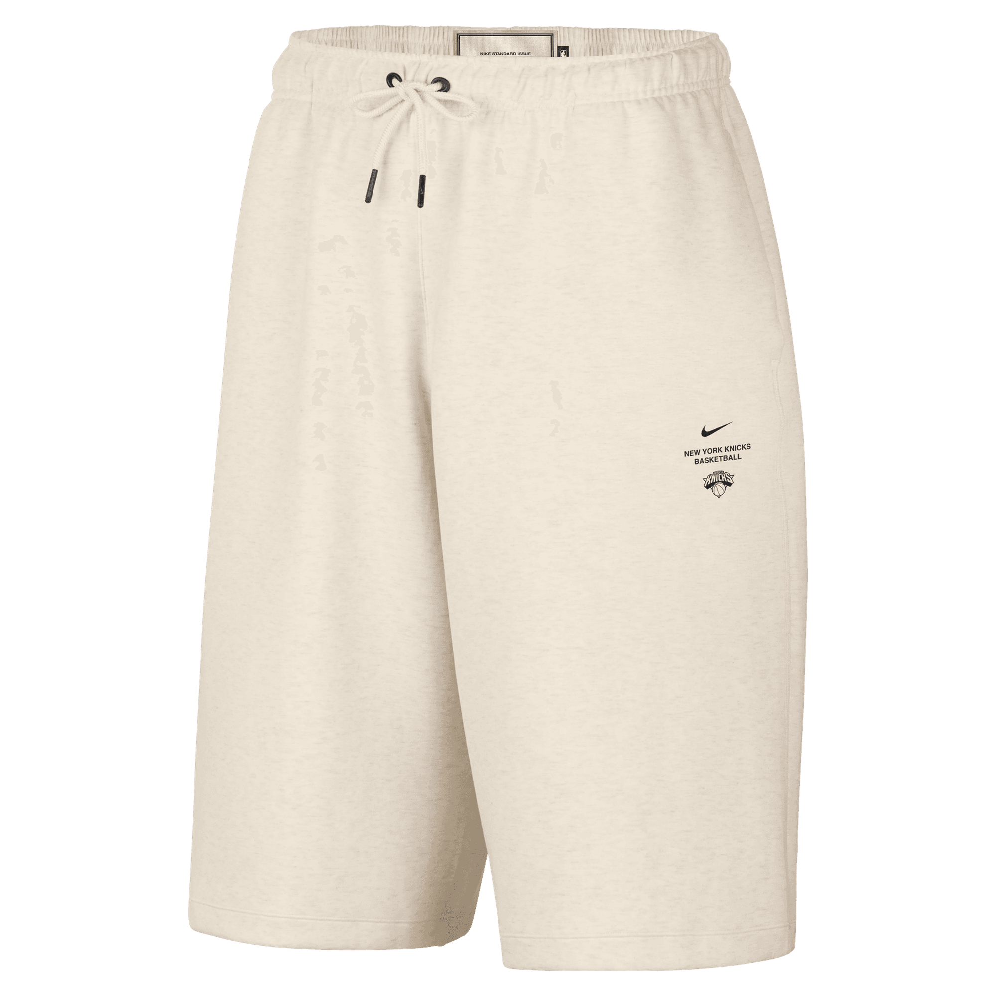 Men's Nike Oatmeal New York Knicks 2026/27 Standard Issue Stretch Oversized Shorts