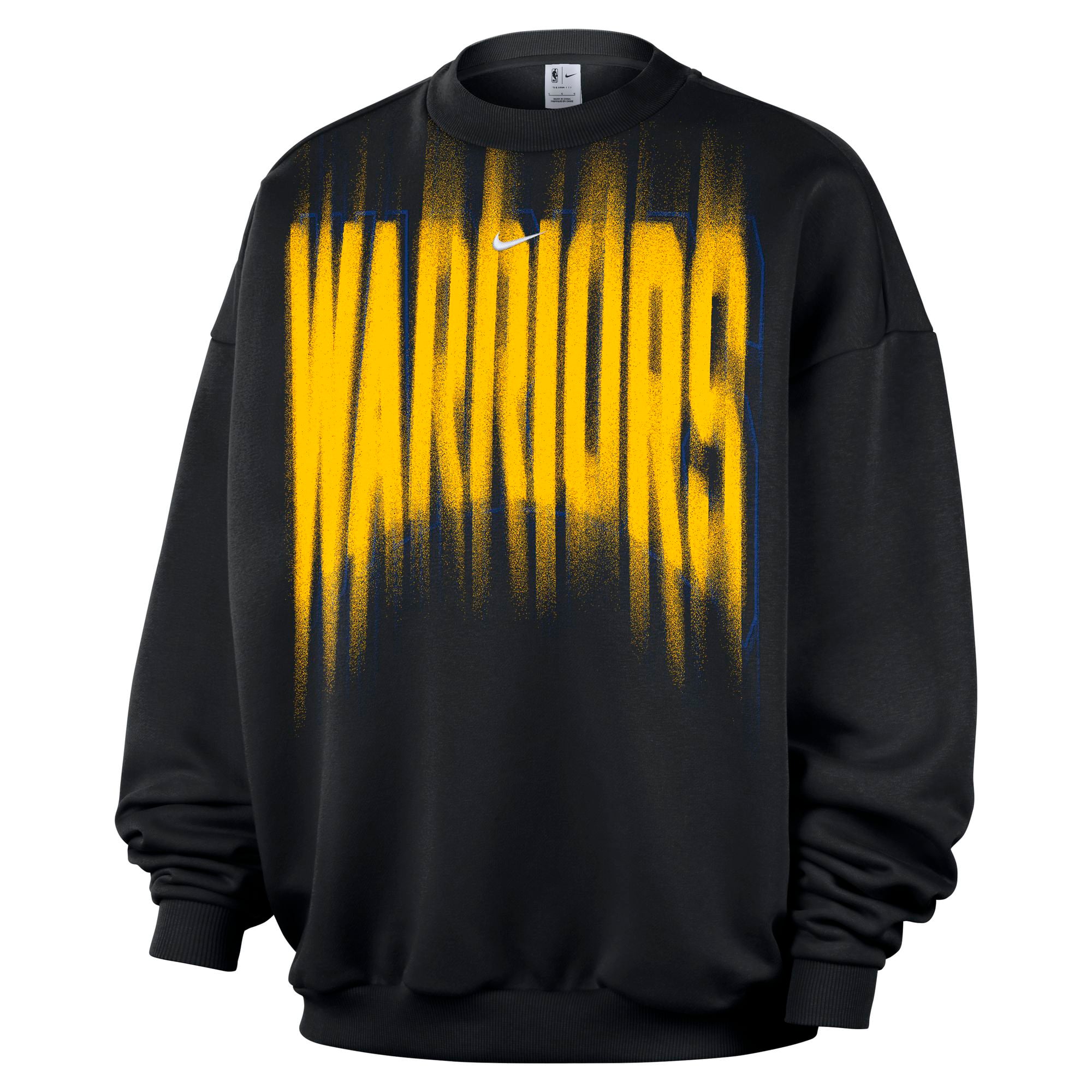 Men's Nike Black Golden State Warriors 2026/27 Standard Issue Team Fleece Pullover Sweatshirt