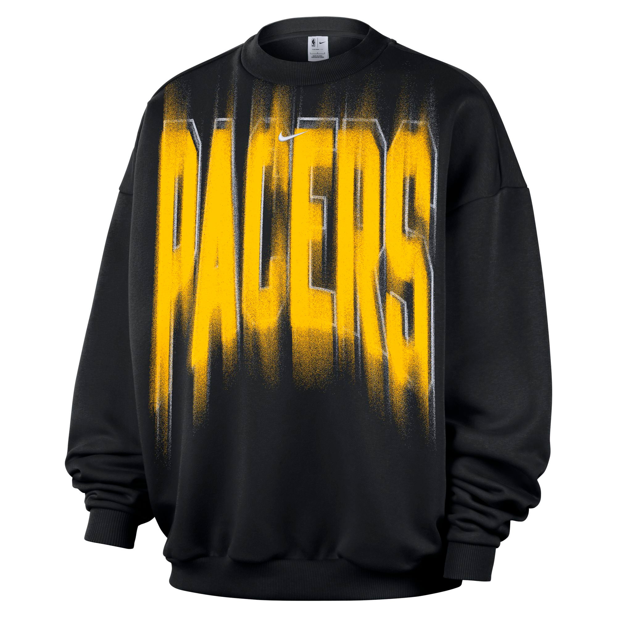 Men's Nike Black Indiana Pacers 2026/27 Standard Issue Team Fleece Pullover Sweatshirt
