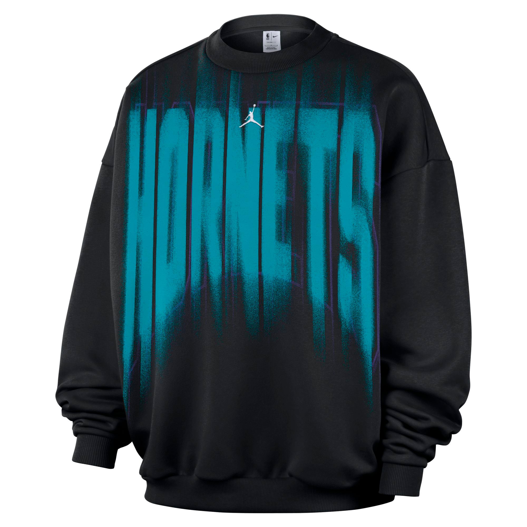 Men's Nike Black Charlotte Hornets 2026/27 Standard Issue Team Fleece Pullover Sweatshirt