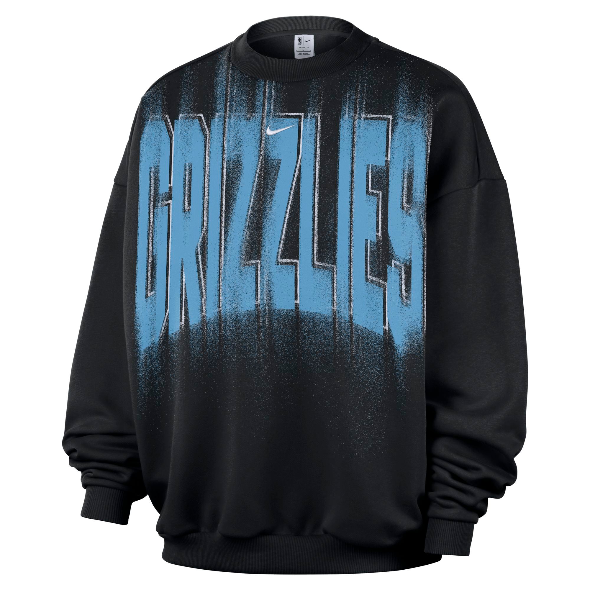 Men's Nike Black Memphis Grizzlies 2026/27 Standard Issue Team Fleece Pullover Sweatshirt