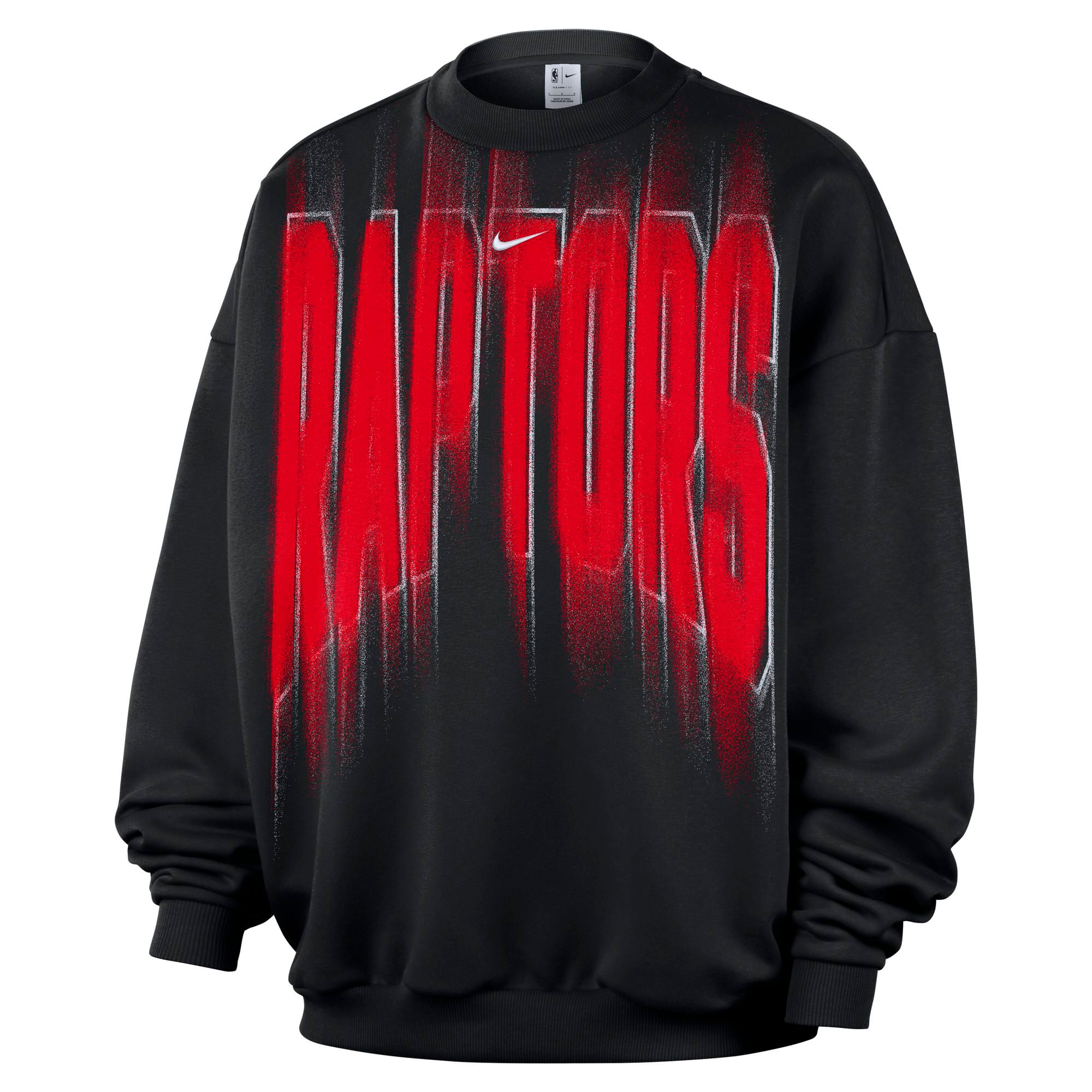 Men's Nike Black Toronto Raptors 2026/27 Standard Issue Team Fleece Pullover Sweatshirt