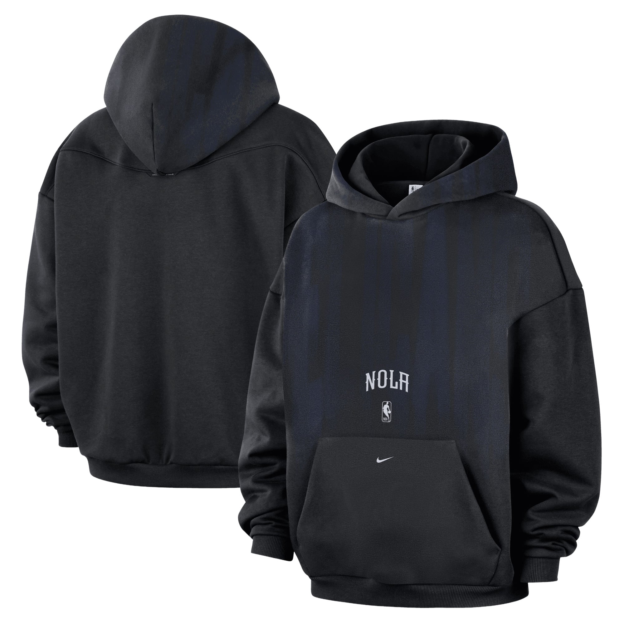 Men's Nike Black New Orleans Pelicans 2026/27 Standard Issue Game Theater Team Fleece Hoodie