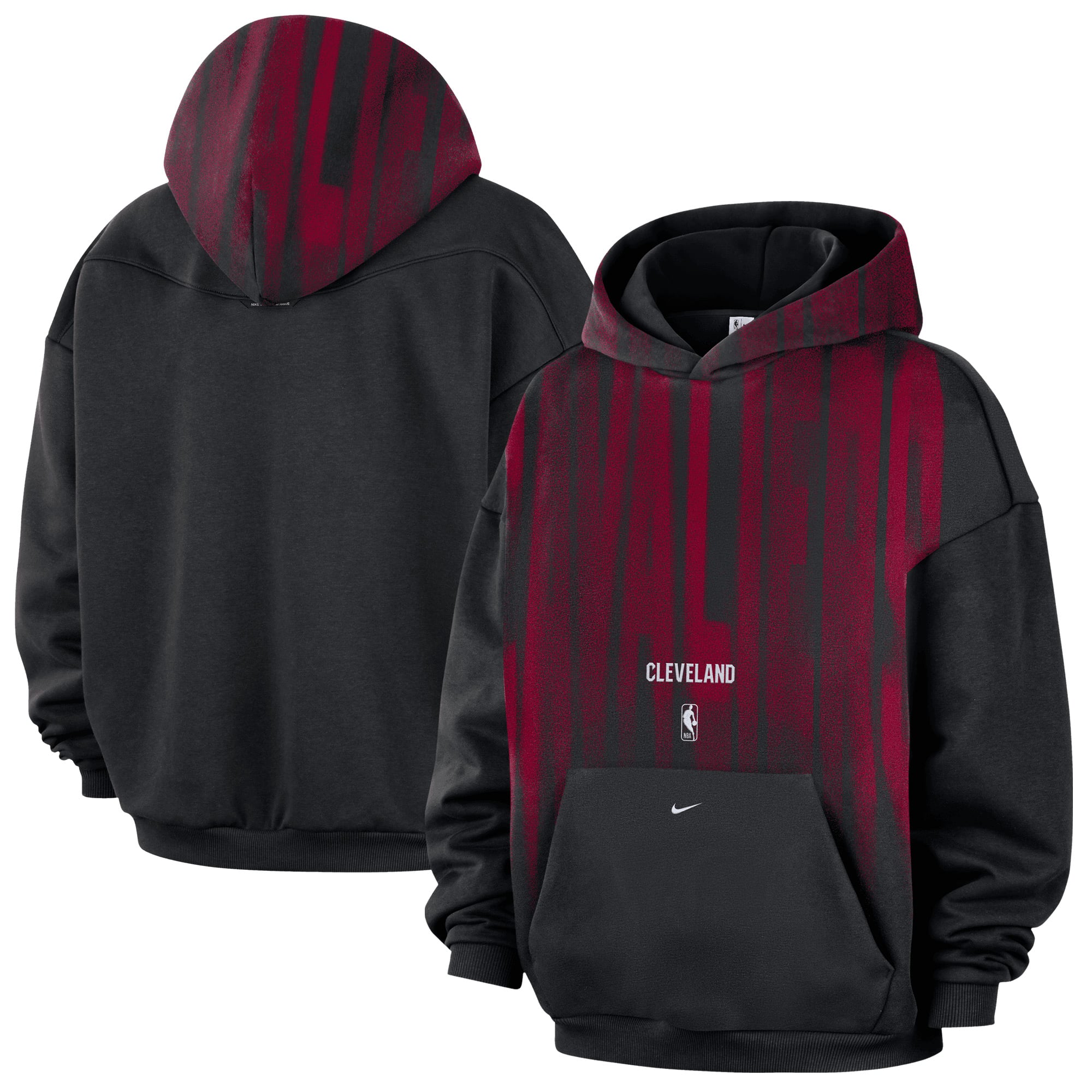 Men's Nike Black Cleveland Cavaliers 2026/27 Standard Issue Game Theater Team Fleece Hoodie