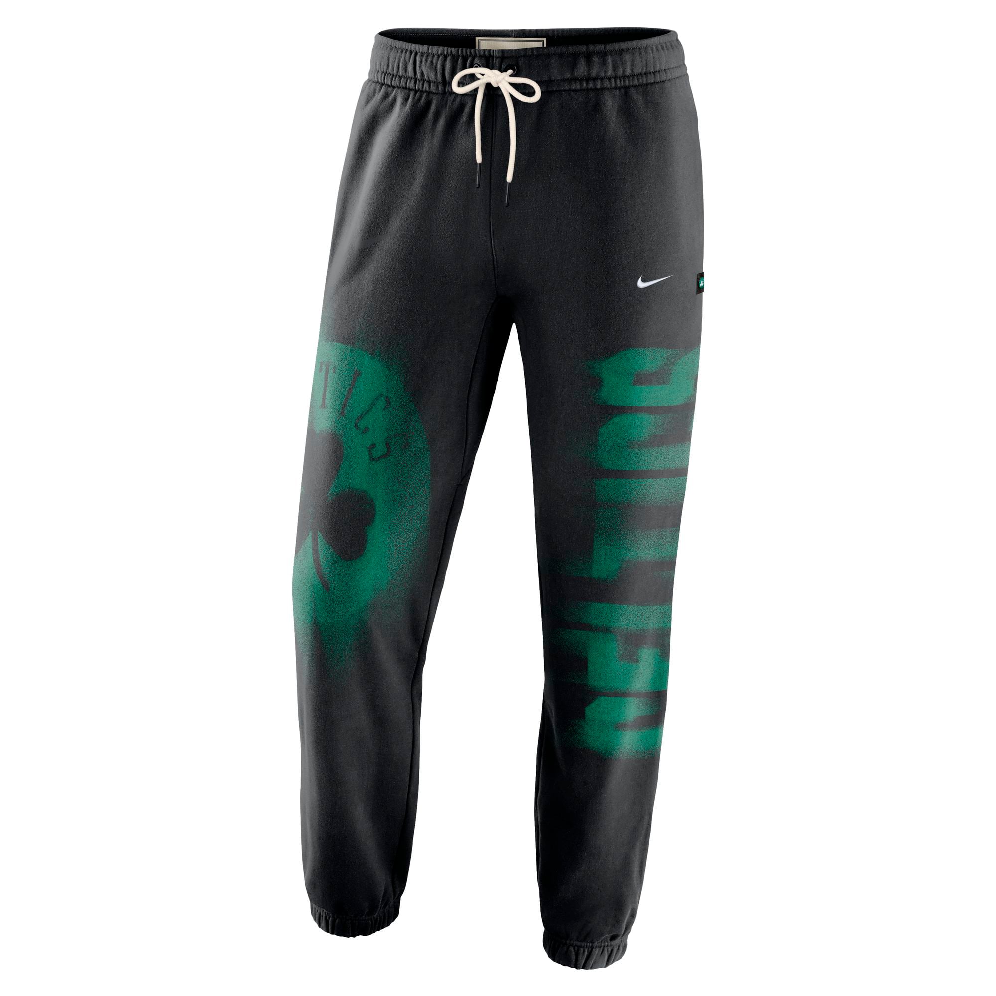 Nike Men's Black, White Boston Celtics 2026 Game Theather Fleece Sweatpants - Black, White