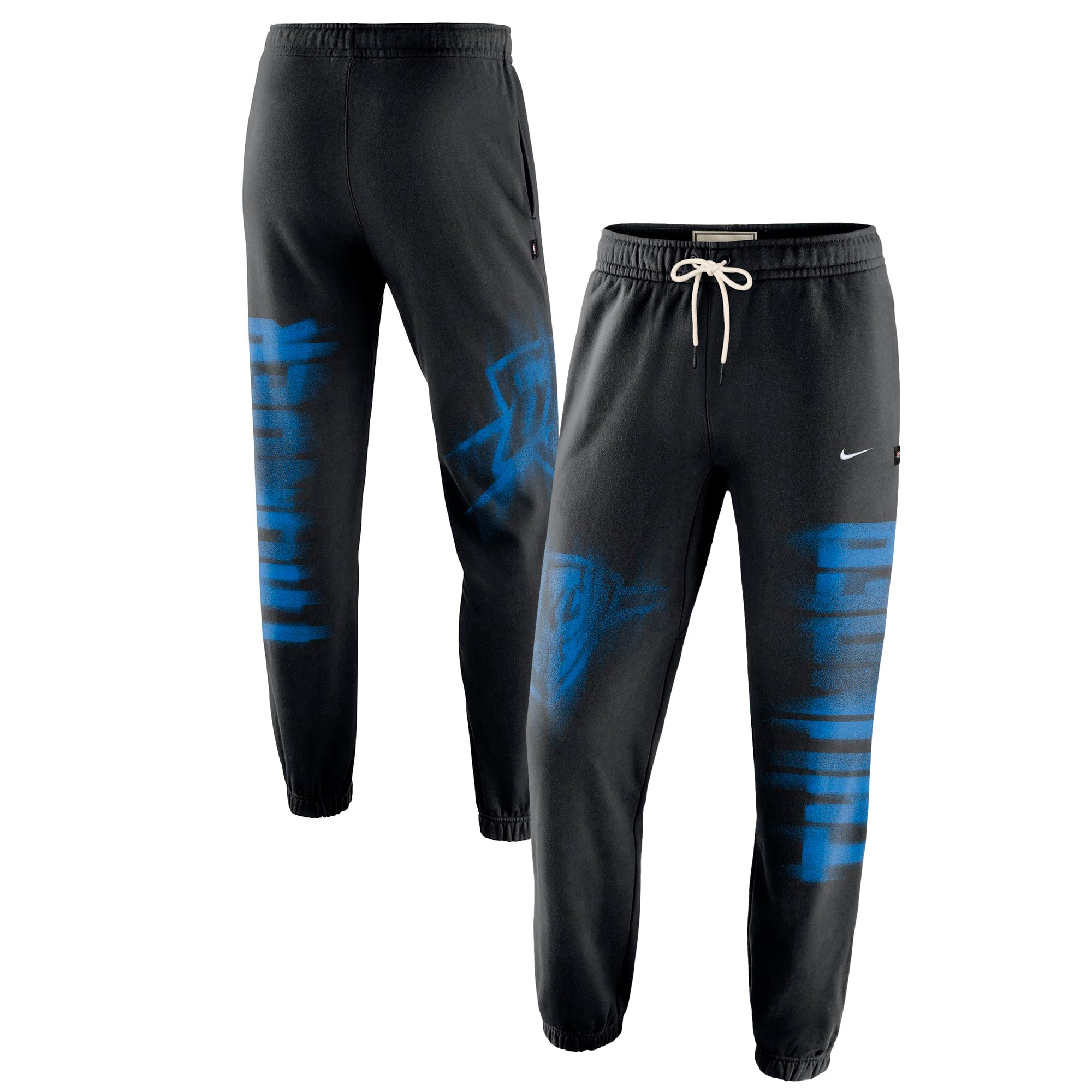 Men's Nike Black Oklahoma City Thunder 2026/27 Standard Issue Team Fleece Pants