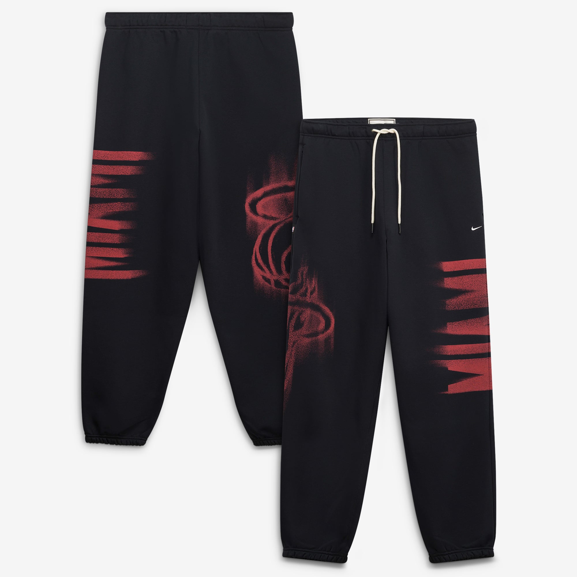 Men's Nike Black Miami Heat 2026/27 Standard Issue Team Fleece Pants