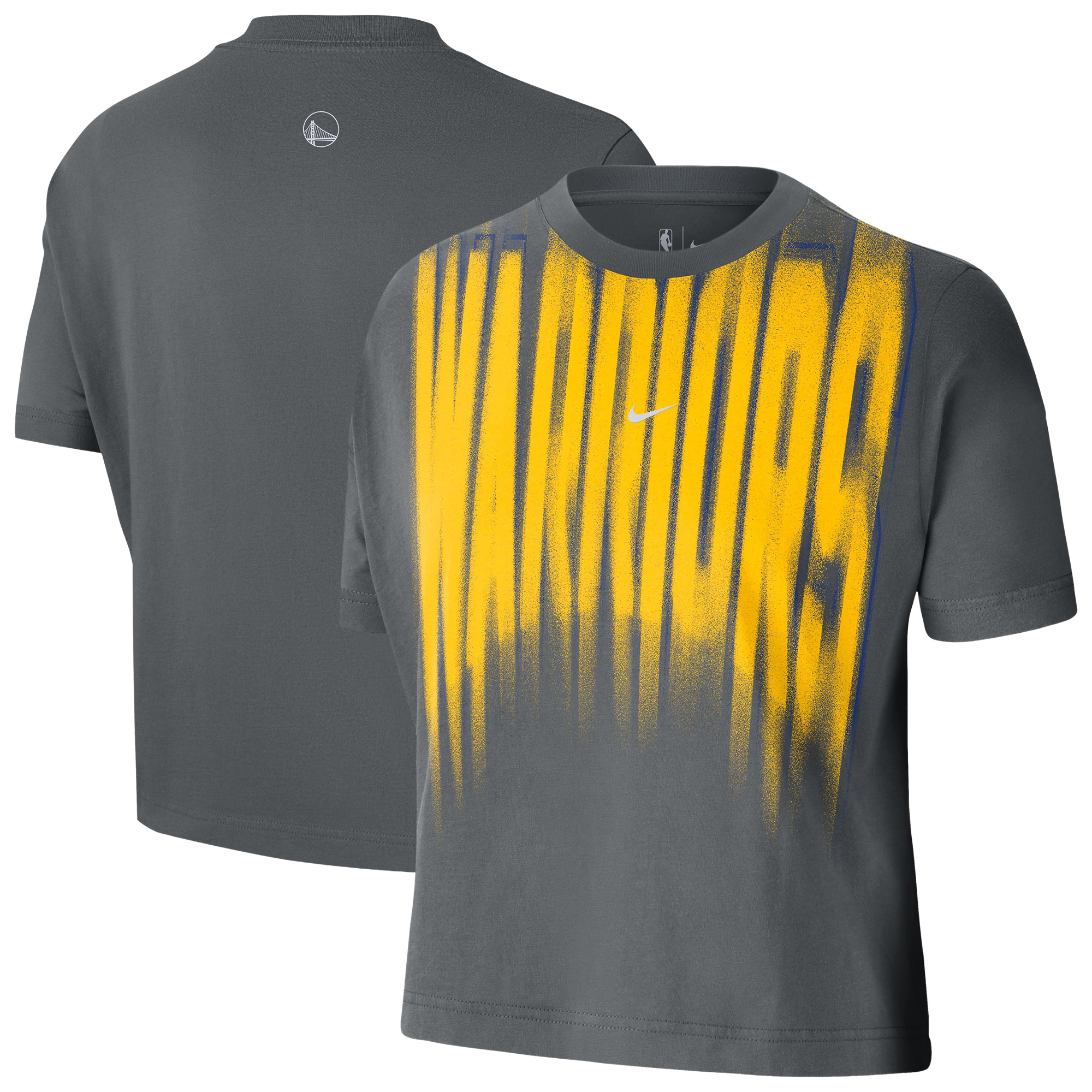 Women's Nike  Gray Golden State Warriors 2026/27 Standard Issue Game Theater Team Anthem T-Shirt