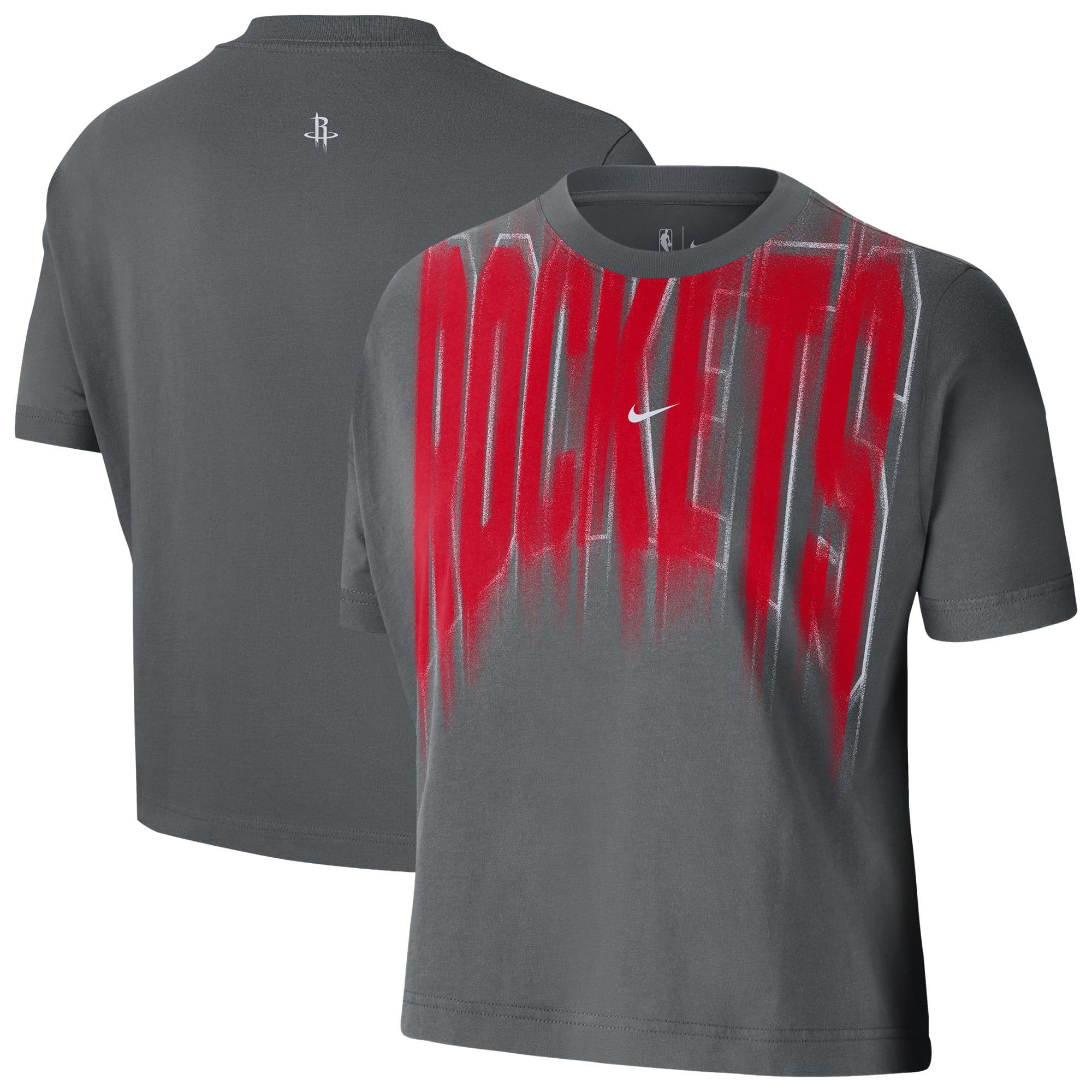 Women's Nike  Gray Houston Rockets 2026/27 Standard Issue Game Theater Team Anthem T-Shirt