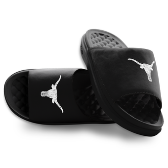 Unisex ISlide Texas Longhorns Pixeled Distressed Motive Slide Sandals