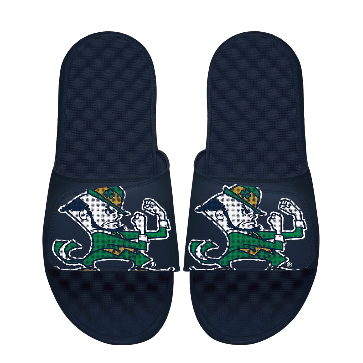 Unisex ISlide Notre Dame Fighting Irish Pixeled Motive Slide Sandals