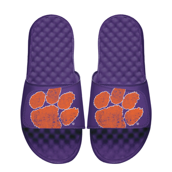Unisex ISlide Clemson Tigers Pixeled Motive Slide Sandals