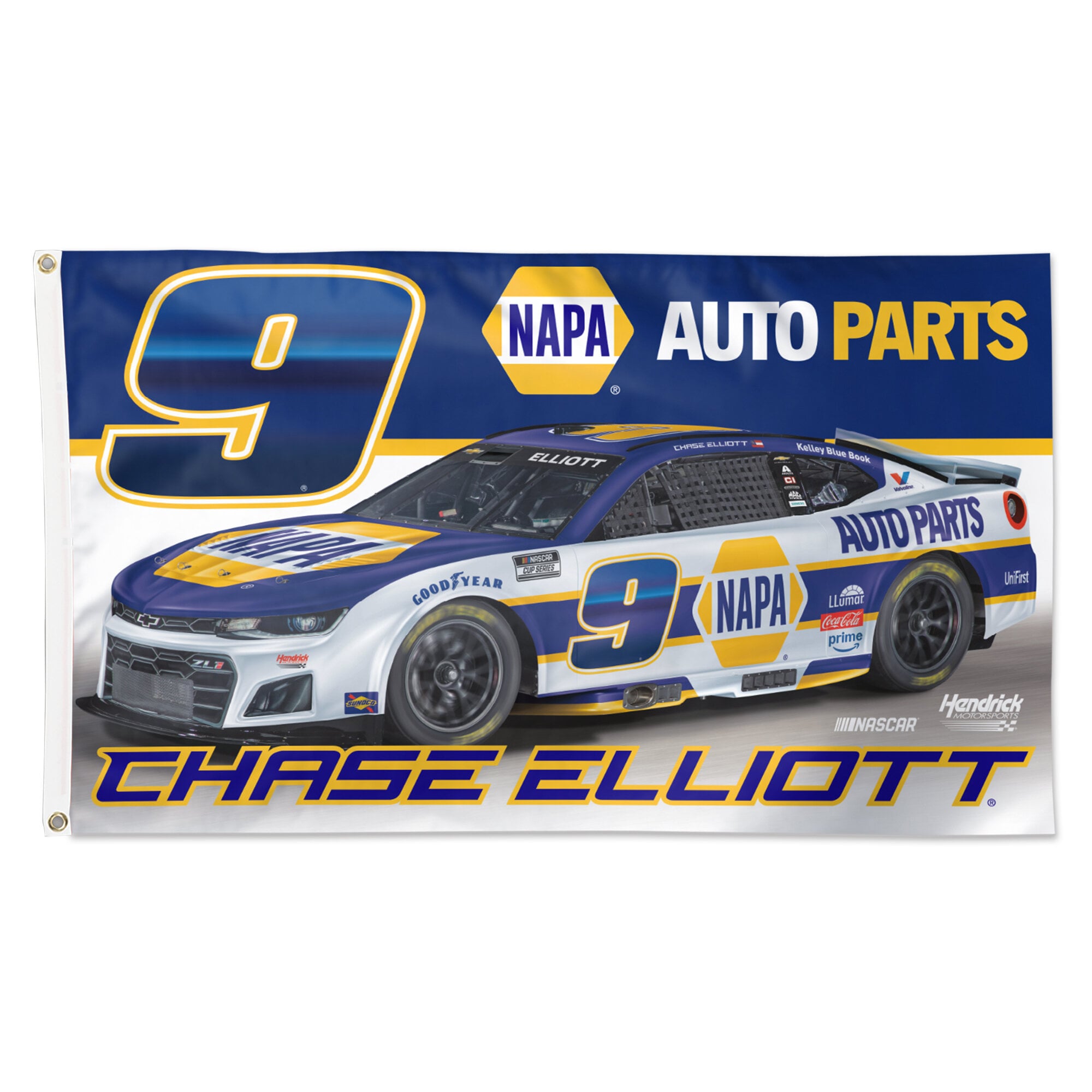 WinCraft Chase Elliott NAPA 3′ x 5′ Double-Sided Flag WinCraft Chase Elliott NAPA 3′ x 5′ Double-Sided Flag