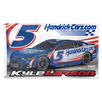 WinCraft Kyle Larson HendrickCars.com 3' x 5' Double-Sided Flag