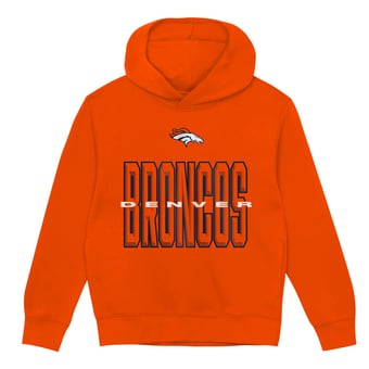 Toddler Outerstuff Orange Denver Broncos Field General Fleece Hoodie