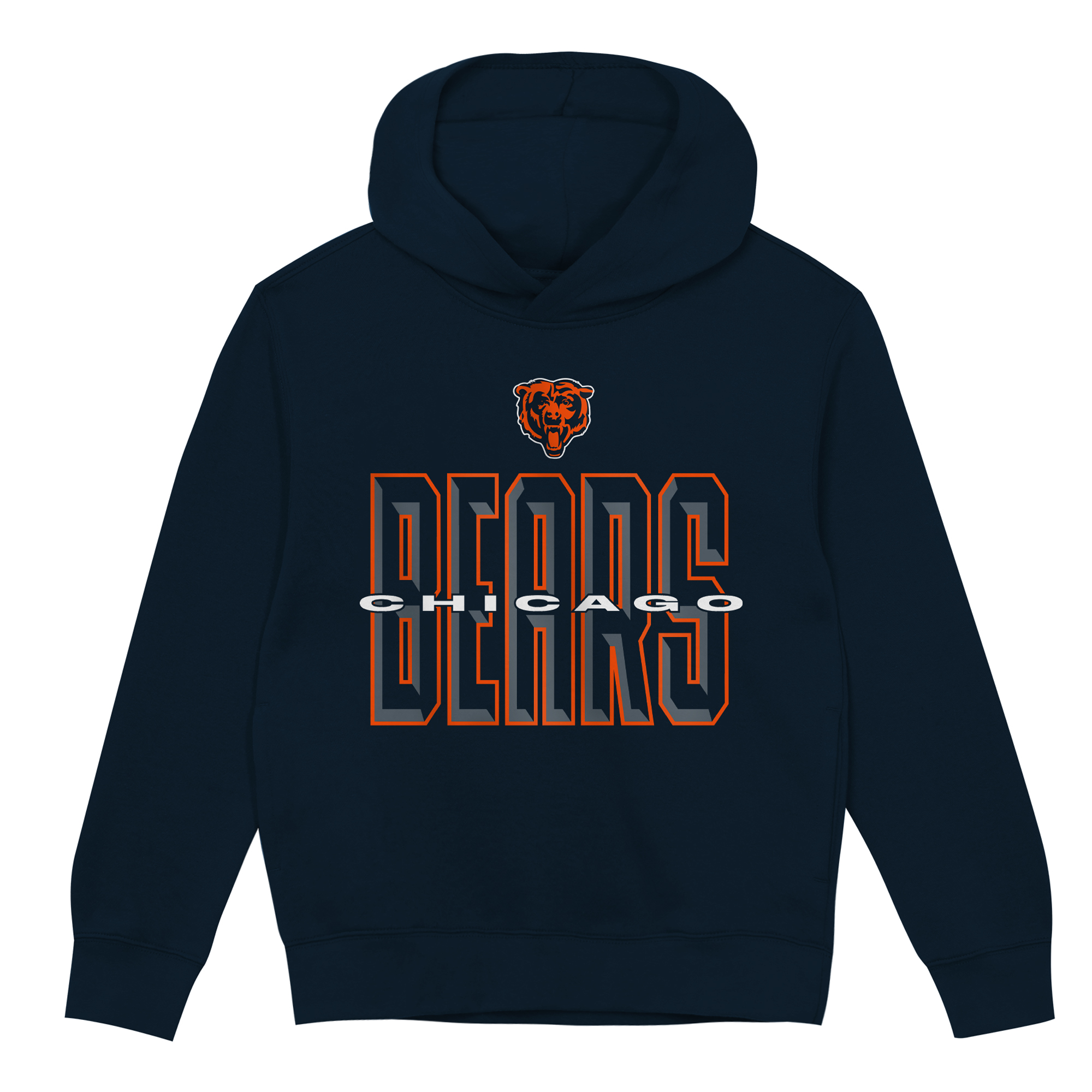 Outerstuff Toddler Navy Chicago Bears Field General Fleece Hoodie - Navy