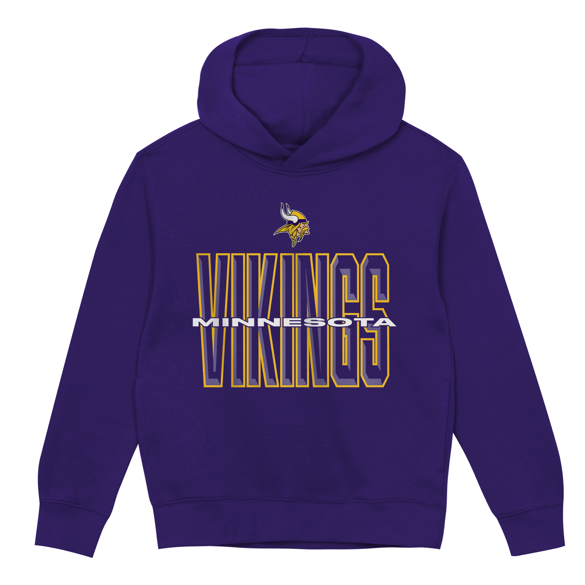 Toddler Outerstuff Purple Minnesota Vikings Field General Fleece Hoodie