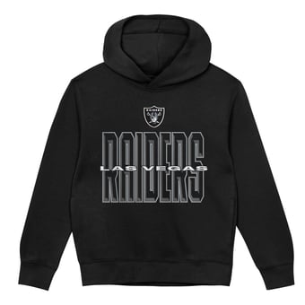 Toddler Outerstuff Black Las Vegas Raiders Field General Fleece Hoodie