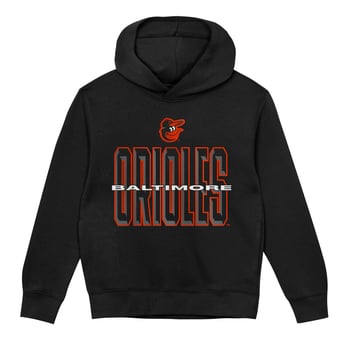 Toddler Outerstuff Black Baltimore Orioles Field General Fleece Hoodie