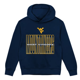 Toddler Outerstuff Navy West Virginia Mountaineers Field General Fleece Hoodie
