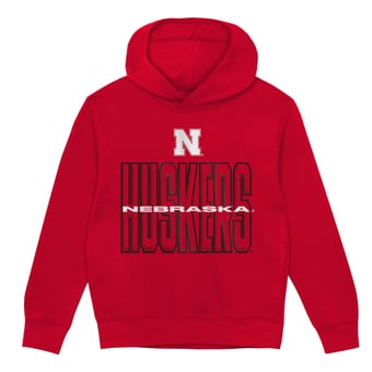 Toddler Outerstuff Scarlet Nebraska Huskers Field General Fleece Hoodie