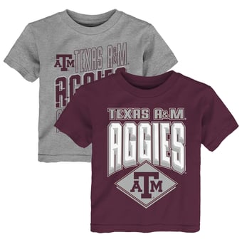 Toddler Outerstuff Maroon/Gray Texas A&M Aggies Trench Kings 2-Pack T-Shirt Set