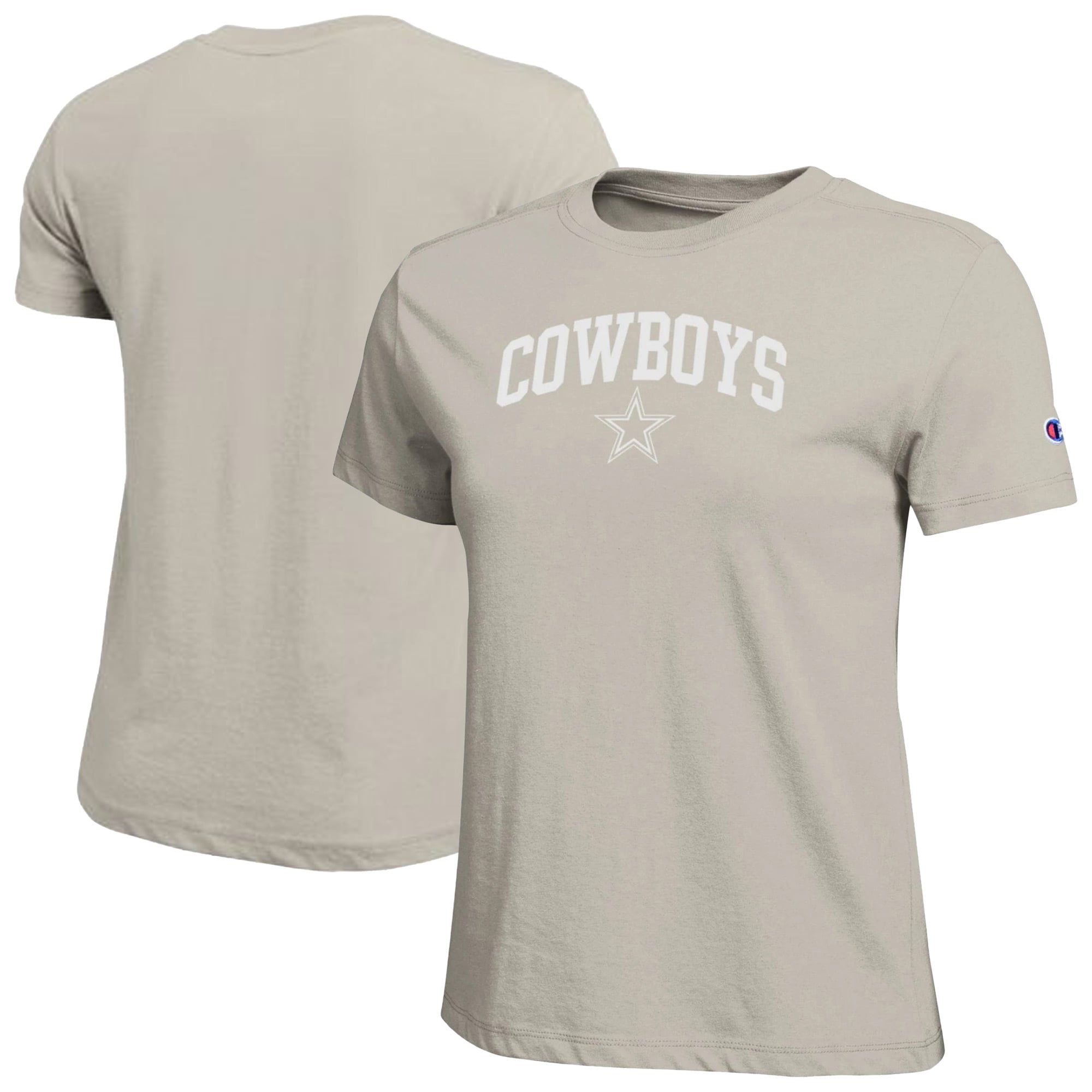 Women's Champion Light Brown Dallas Cowboys Cocoa Butter T-Shirt