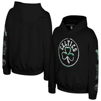 Youth Stadium Essentials  Black Boston Celtics Legends Elementized Hoodie