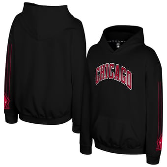 Youth Stadium Essentials  Black Chicago Bulls Legends City Star Hoodie