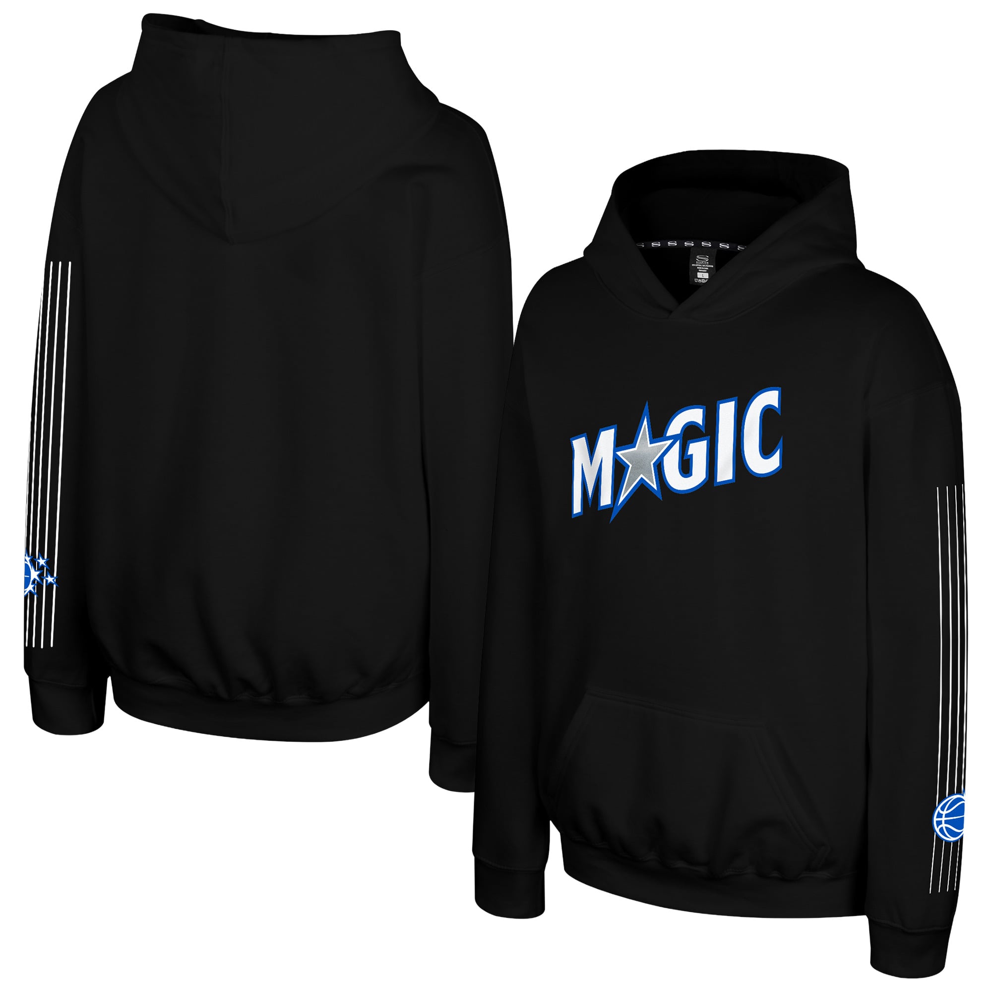 Youth Stadium Essentials  Black Orlando Magic Legends City Star Hoodie