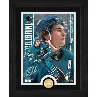 Highland Mint Macklin Celebrini San Jose Sharks Limited Edition Bronze Coin Artist Proof Photo Mint