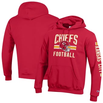 Men's Champion  Red Kansas City Chiefs Powerblend Hoodie