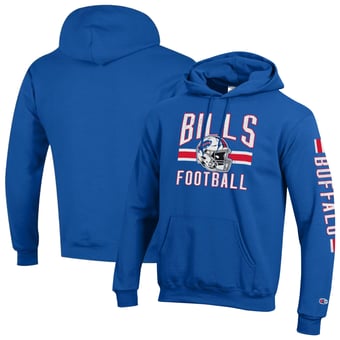 Men's Champion  Royal Buffalo Bills Powerblend Hoodie