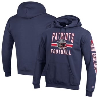 Men's Champion  Navy New England Patriots Powerblend Hoodie