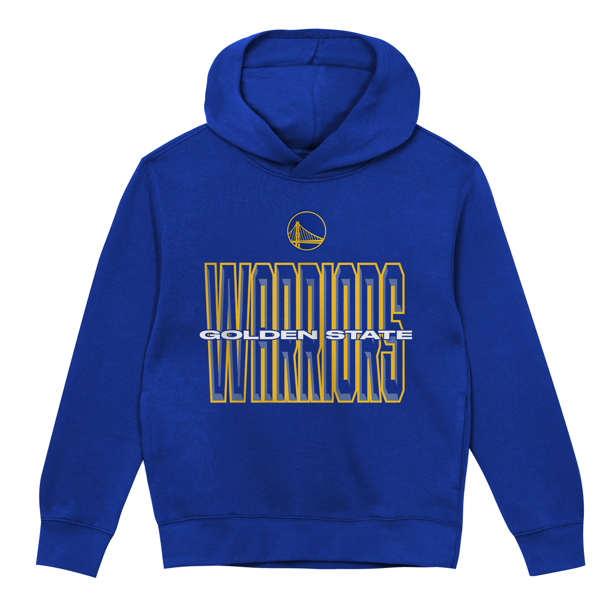 Preschool Outerstuff Royal Golden State Warriors Field General Fleece Hoodie