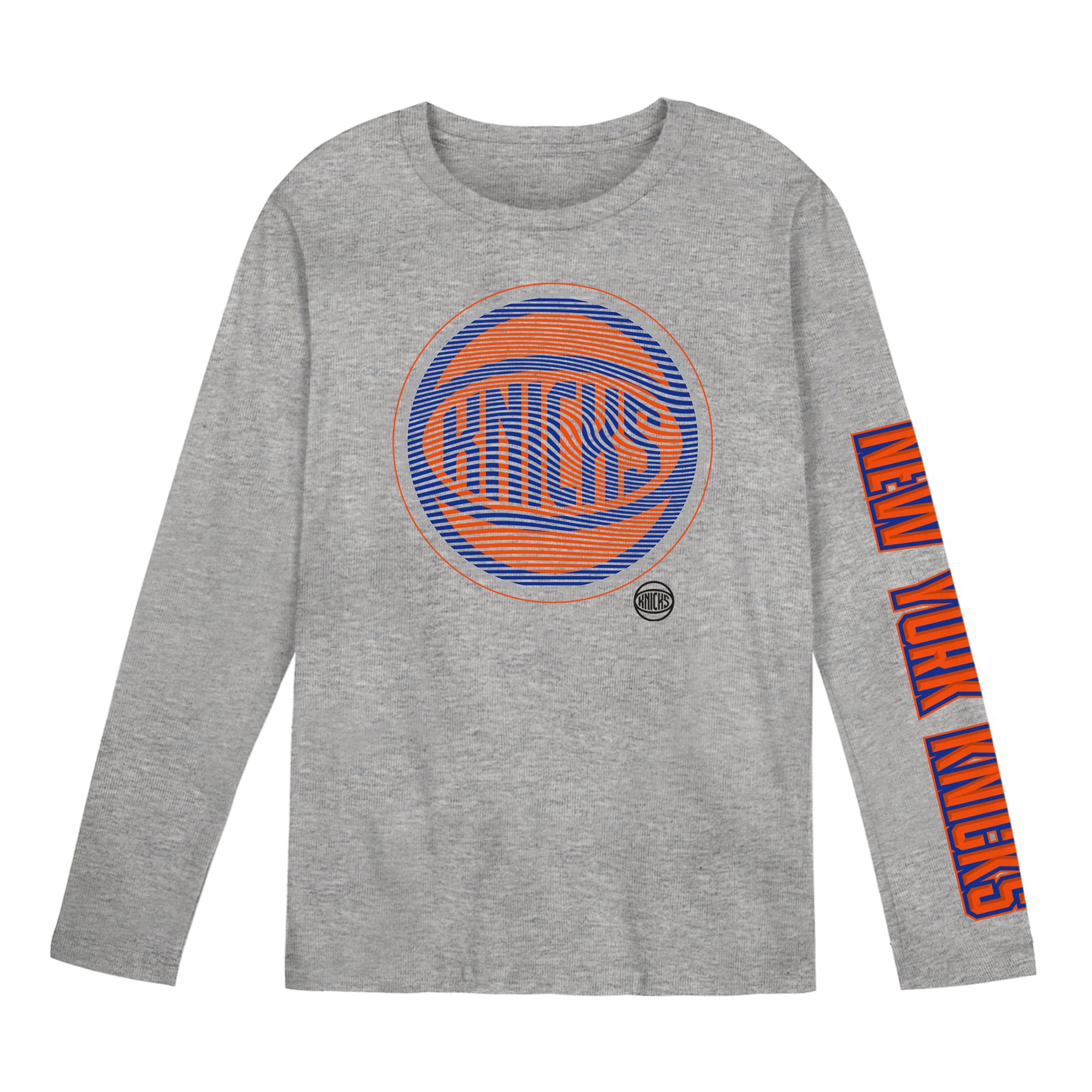 Outerstuff Preschool Gray New York Knicks Air Raid Long-Sleeves T-Shirt - Gray
