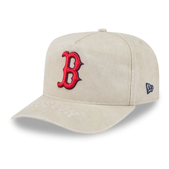 Men's New Era  Tan Boston Red Sox Neutral 9FIFTY A-Frame Snapback Hat