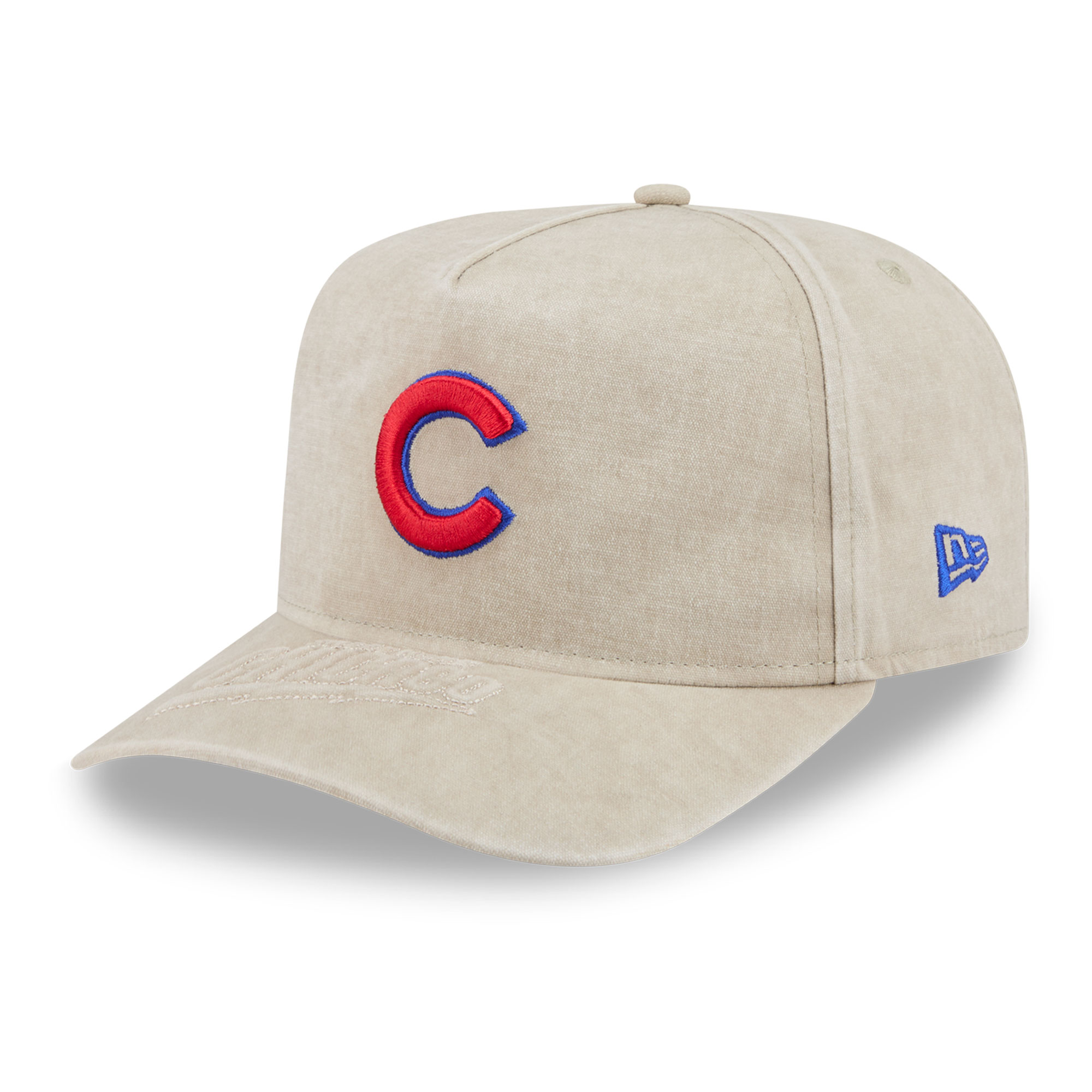 Men's New Era  Tan Chicago Cubs Neutral 9FIFTY A-Frame Snapback Hat