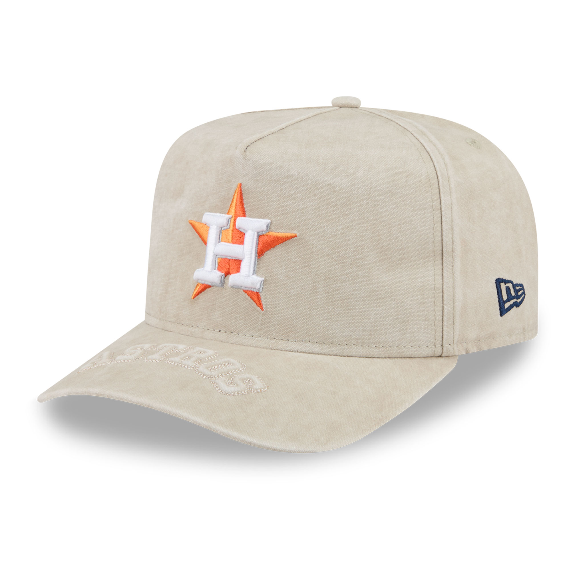 Men's New Era  Tan Houston Astros Neutral 9FIFTY A-Frame Snapback Hat