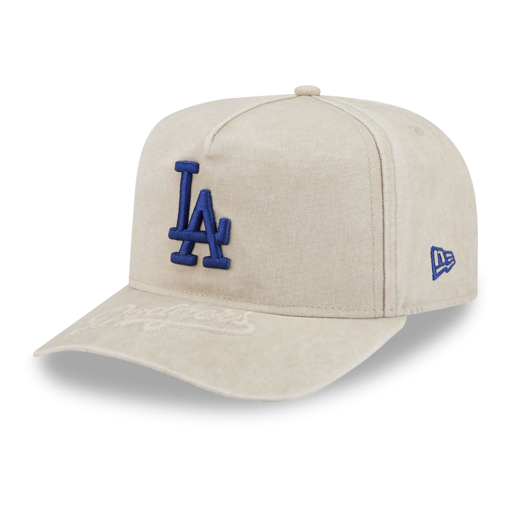 Men's New Era  Tan Los Angeles Dodgers Neutral 9FIFTY A-Frame Snapback Hat