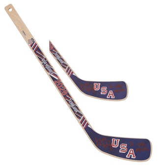 Caroline Harvey Team USA Autographed 2026 Winter Olympics Mini Wood Stick with "26 Gold Medal" Inscription