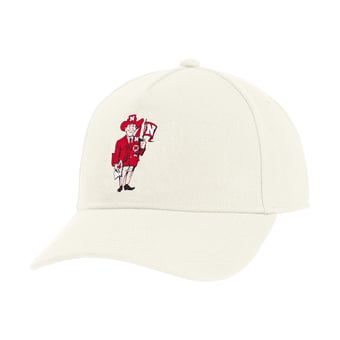 Men's adidas Cream Nebraska Huskers Elevated A-Frame Adjustable Hat