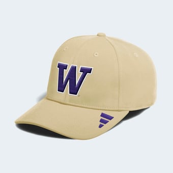 Men's adidas Gold Washington Huskies 2026 Sideline Flex Hat