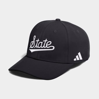 Men's adidas Black Mississippi State Bulldogs 2026 Sideline Flex Hat