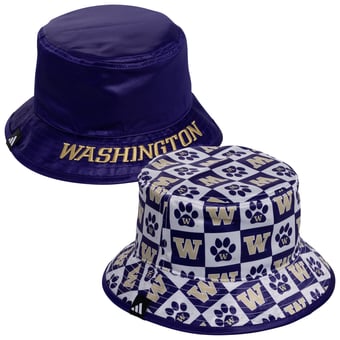 Men's adidas Purple Washington Huskies Reversible Bucket Hat